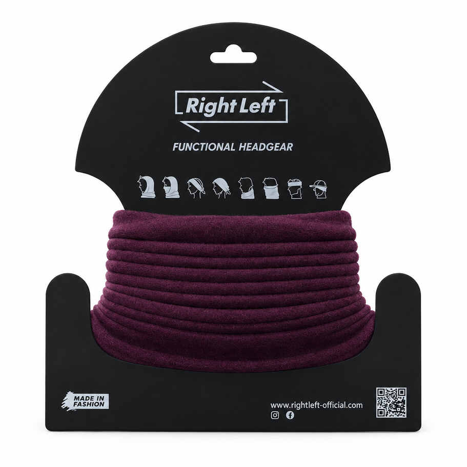Headgear with refined black carton layout