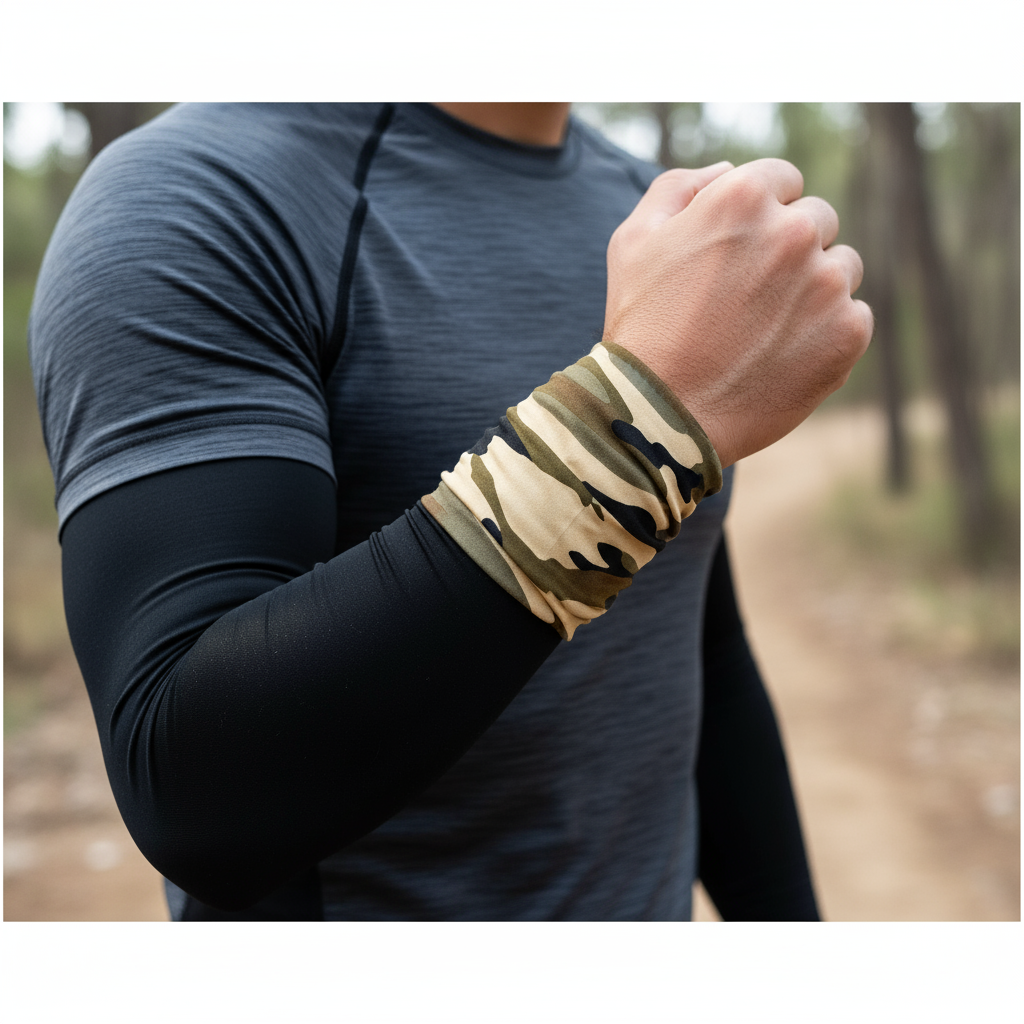 Functional Headgear - Coton Lycra Beige Army