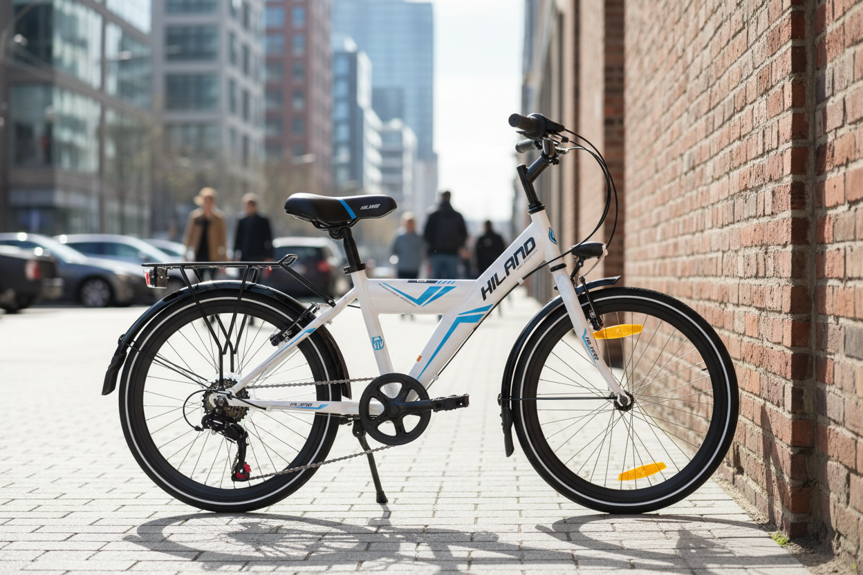 Hiland bicycle in urban setting