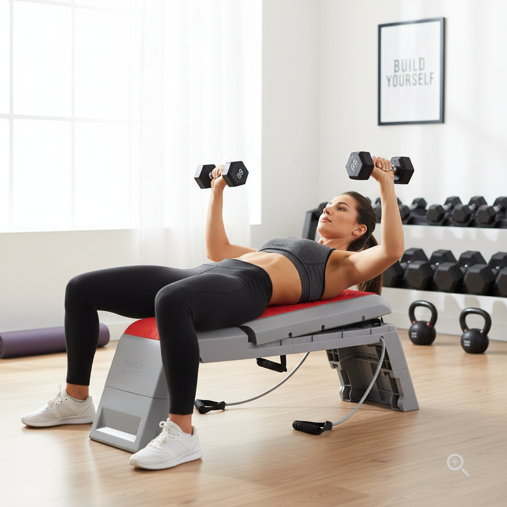 Incline chest press exercise