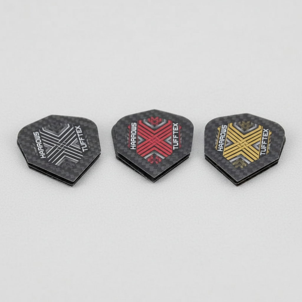 Individual flights laid out showing all three designs