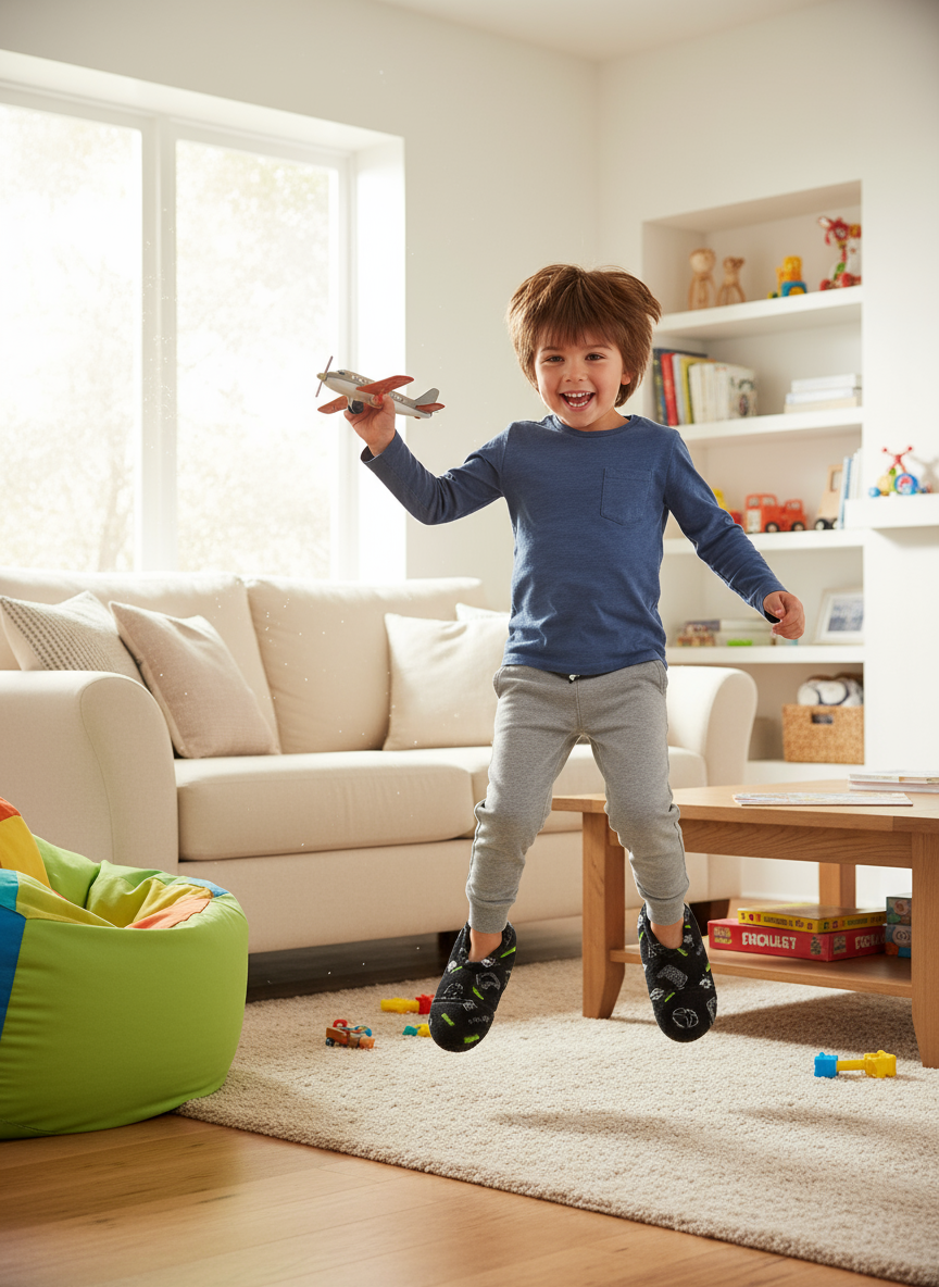 Flexy Slips Furr Games Grey