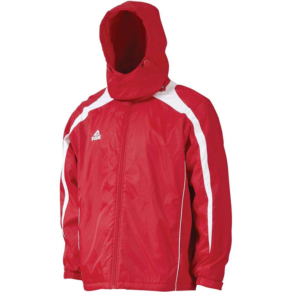 Peak Padding Jacket Red/White