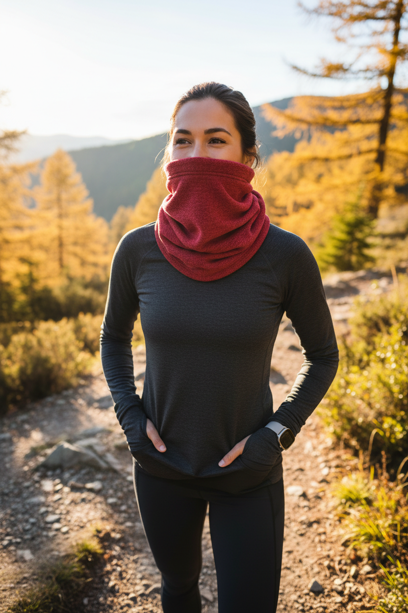 Lifestyle - Neck Gaiter Worn Outdoors