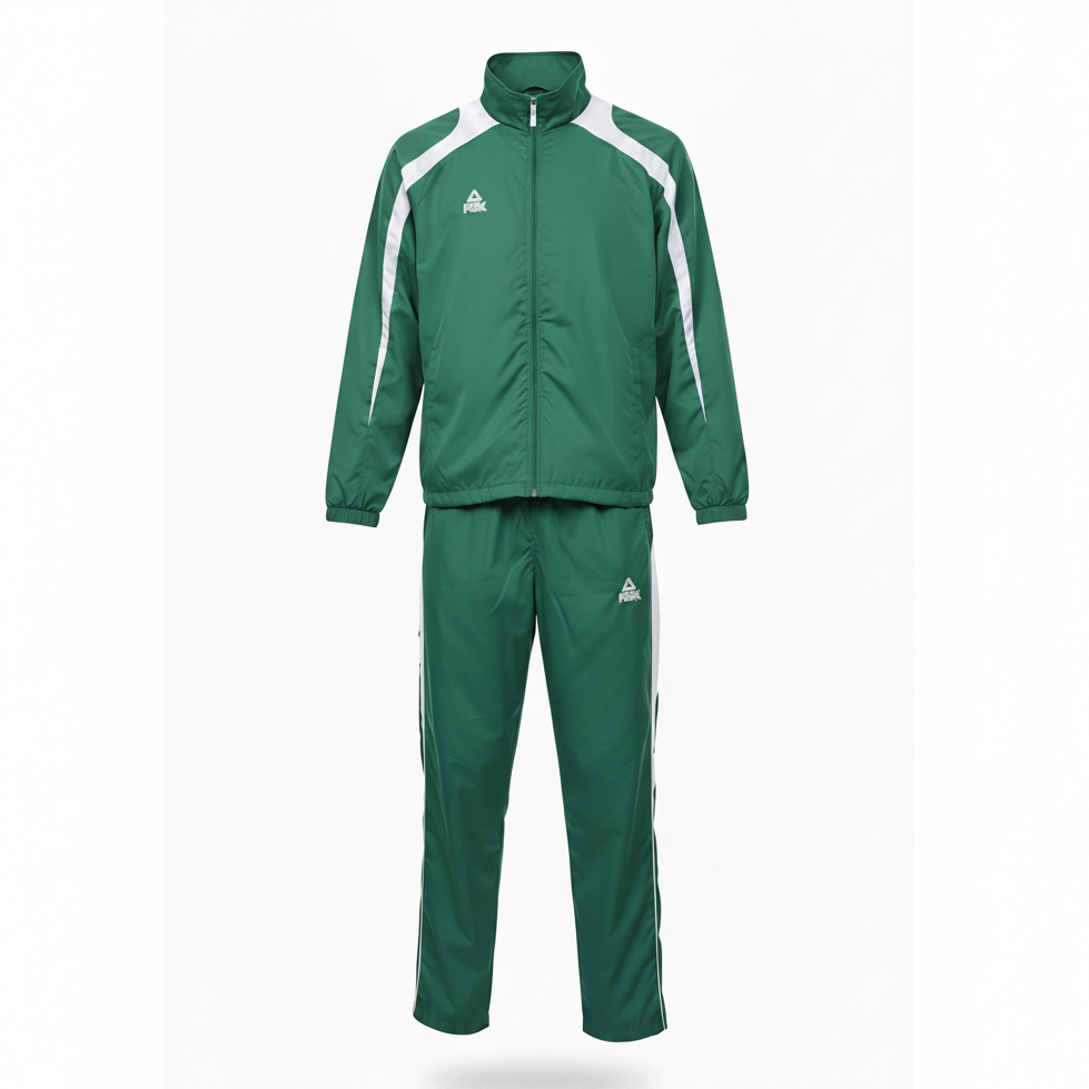 Light Green Peak Tracksuit on Mannequin