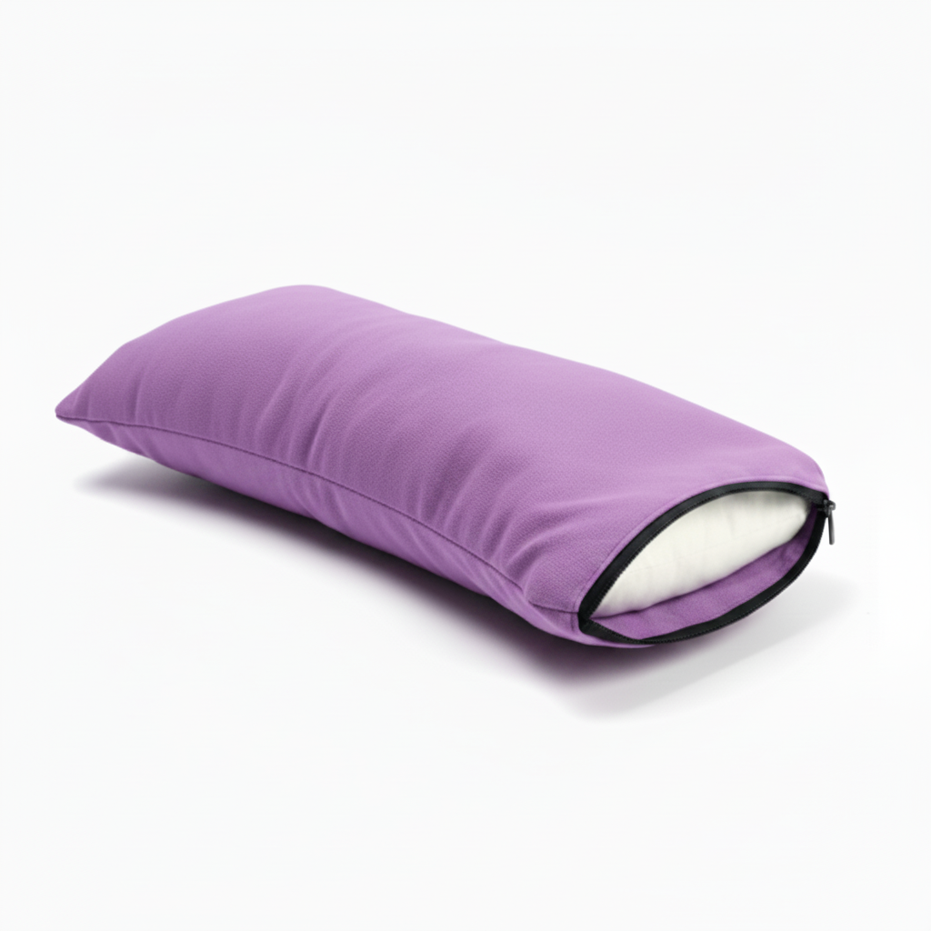 Light Purple Bone-Shaped Neck Support Pillow