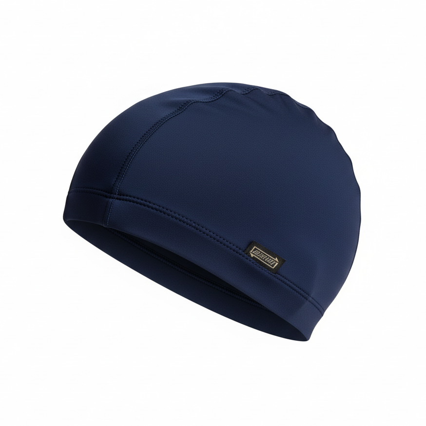 Swim Cap Lycra Plain Navy