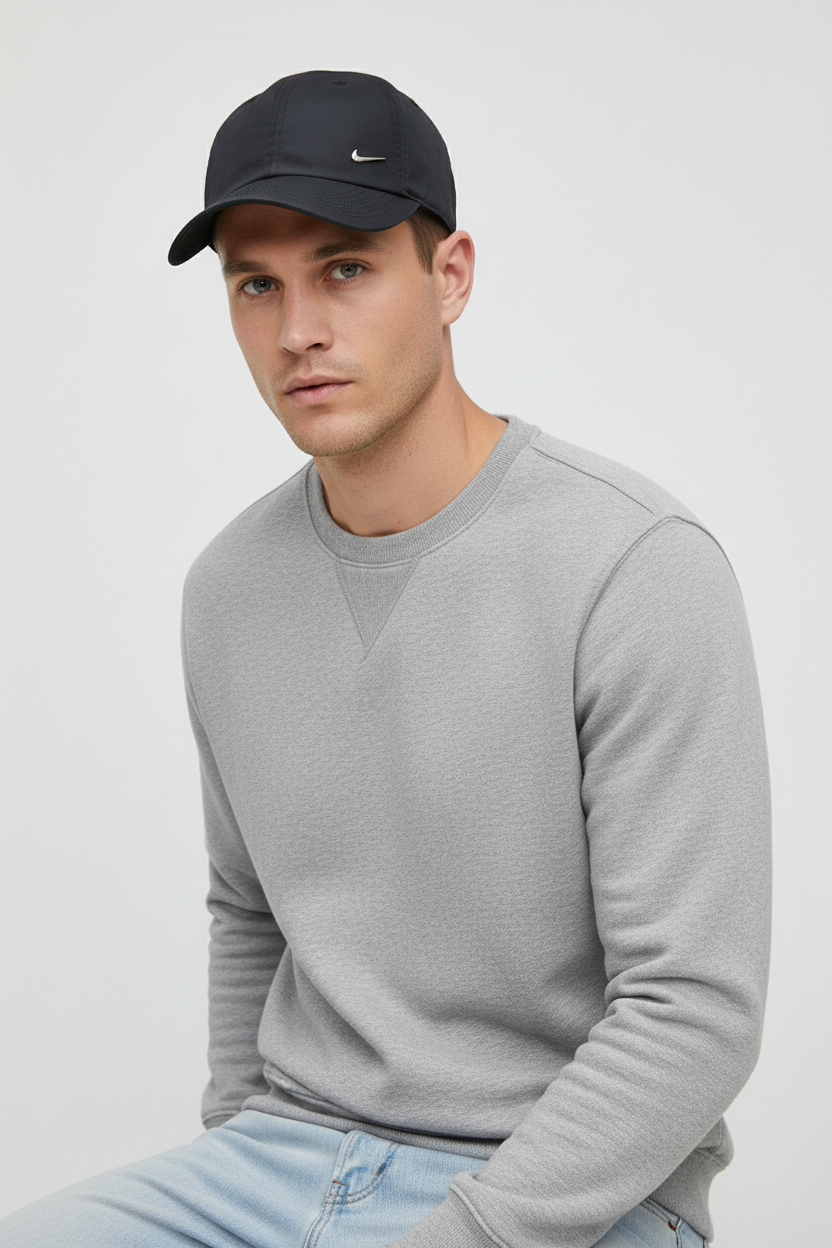 Man wearing Nike cap
