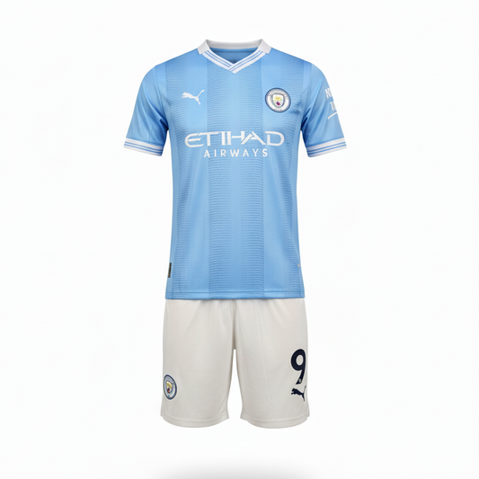 Manchester City Kit – Ghost Mannequin White Background