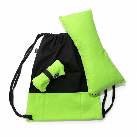 Microfiber bundle on white background