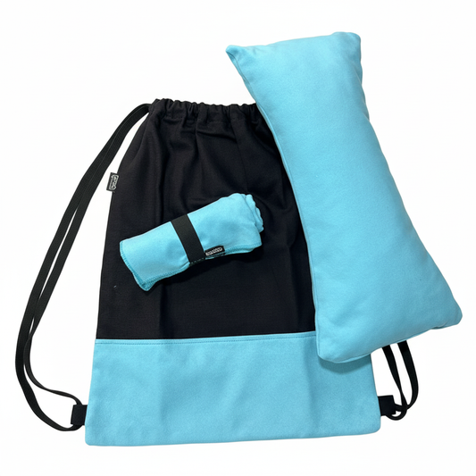 Microfiber bundle on white background