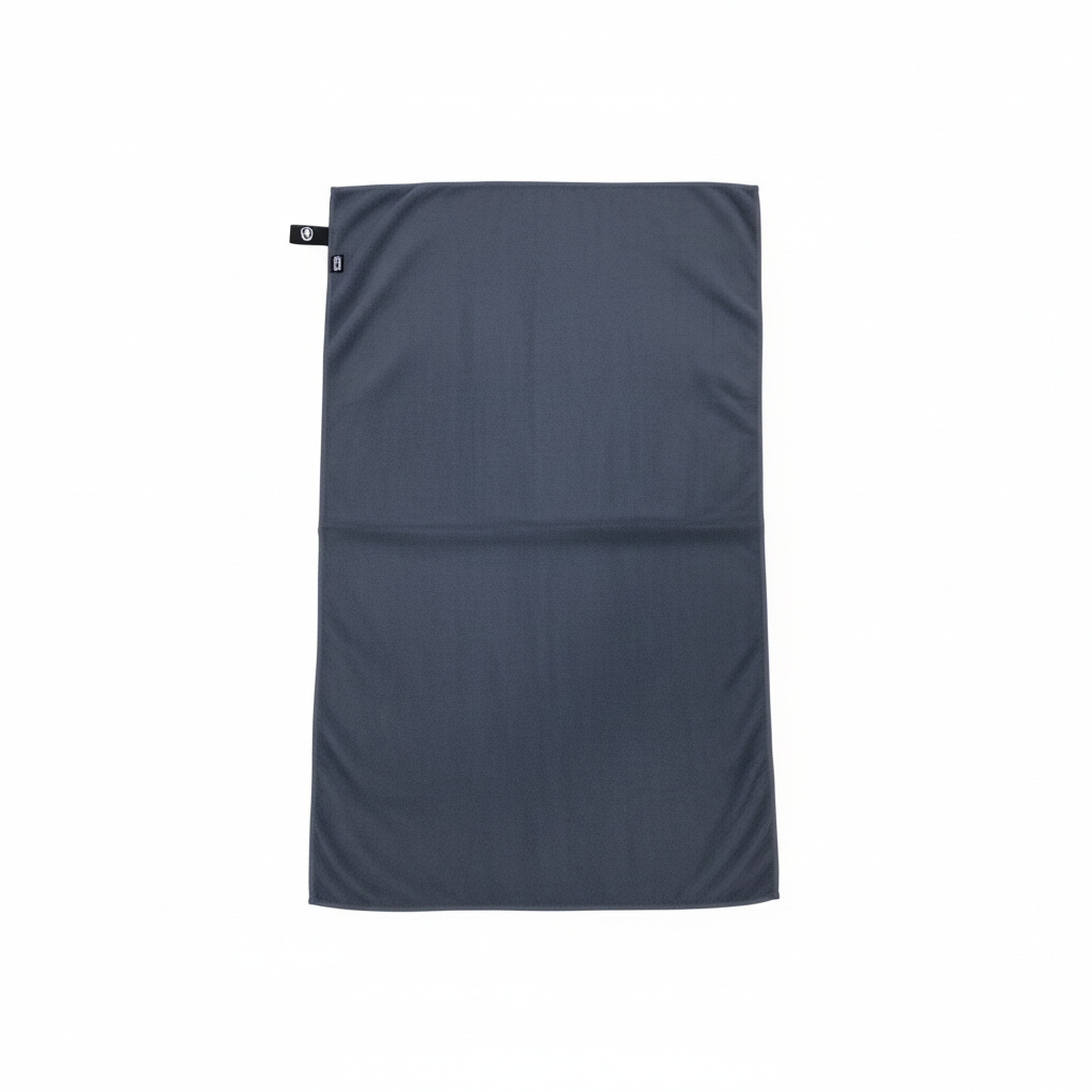 Microfiber Towel Dark Grey Square Format