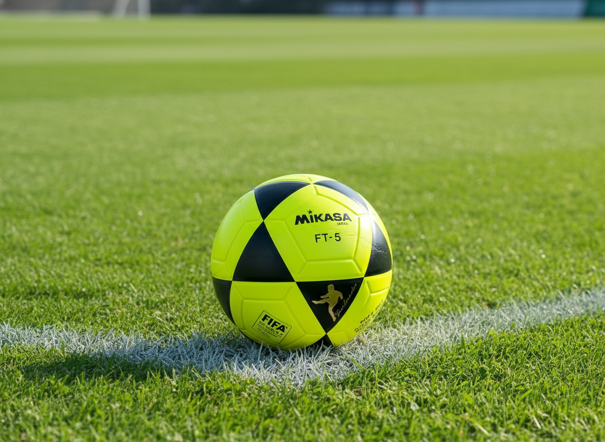 Mikasa Football size 5 Yellow/Black