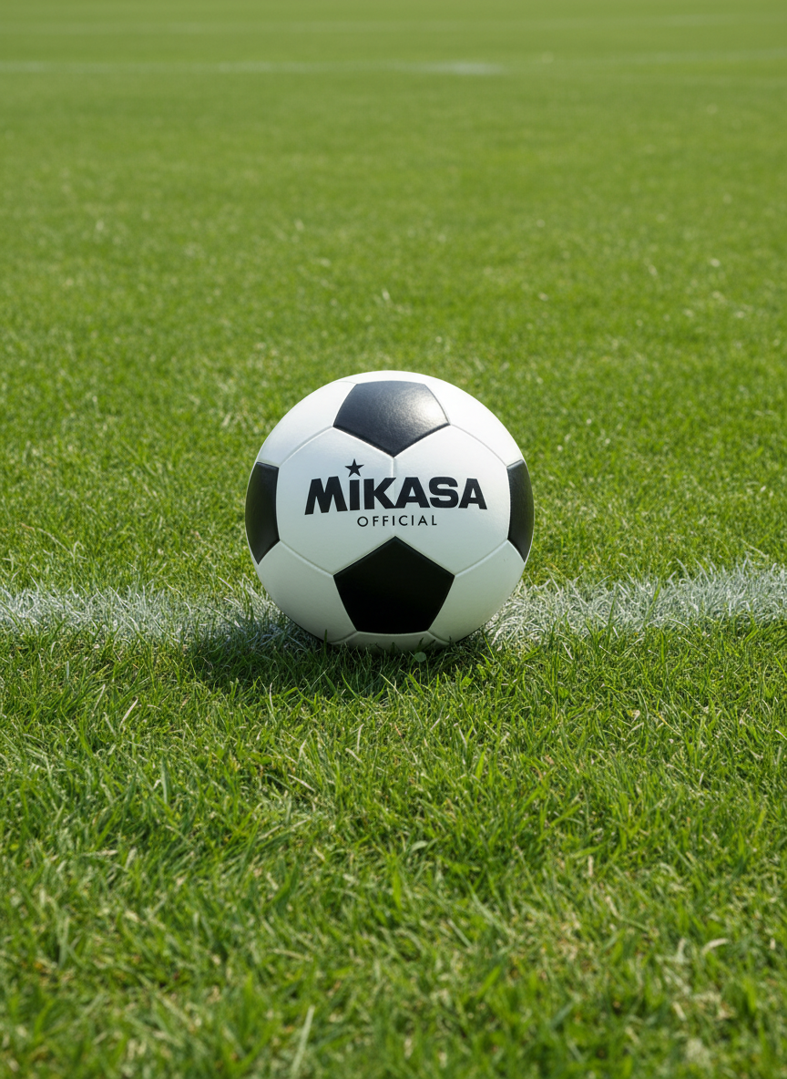 Mikasa Football size 5 Black/White
