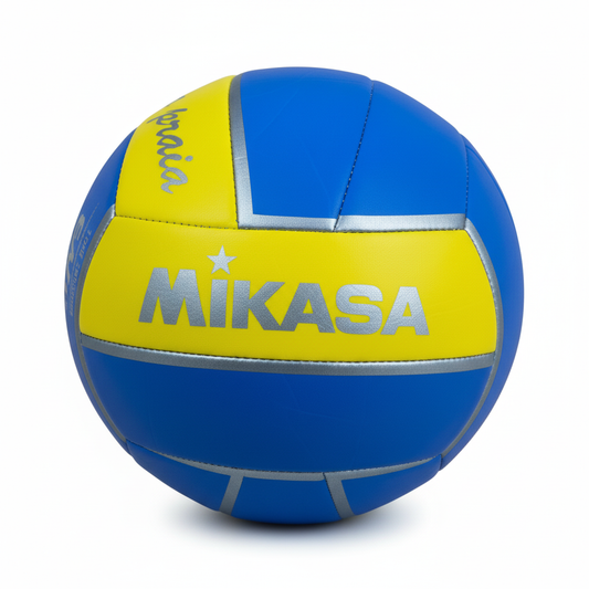 Mikasa Volleyball Blue Yellow Square