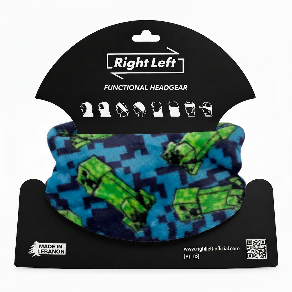Minecraft Headgear on Packaging