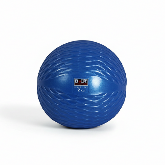 Much smaller blue toning ball