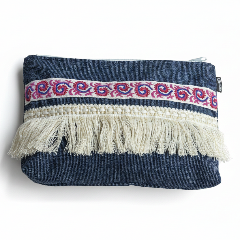 Handbag Denim Lines Colorful