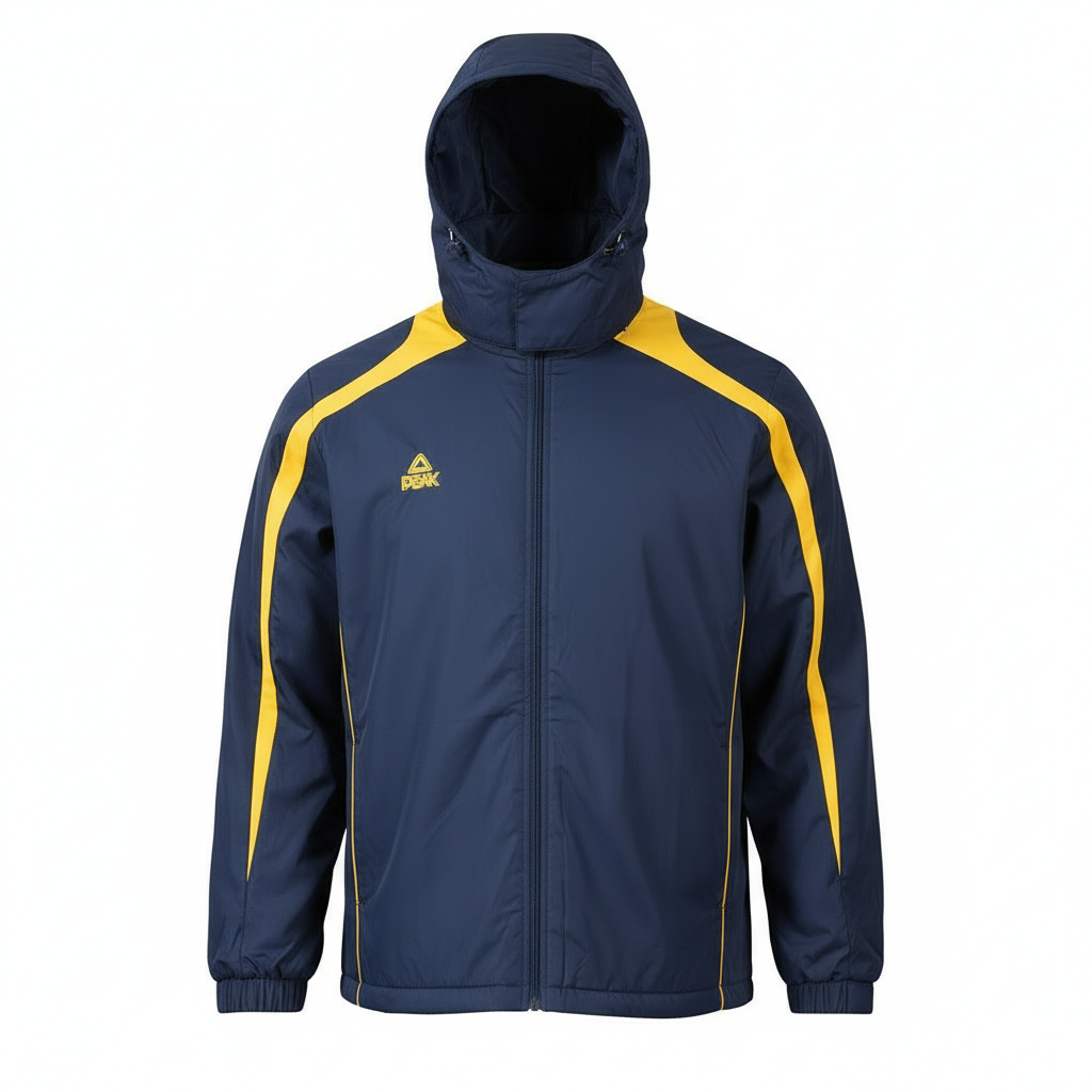 Peak Padding Jacket Navy/Yellow