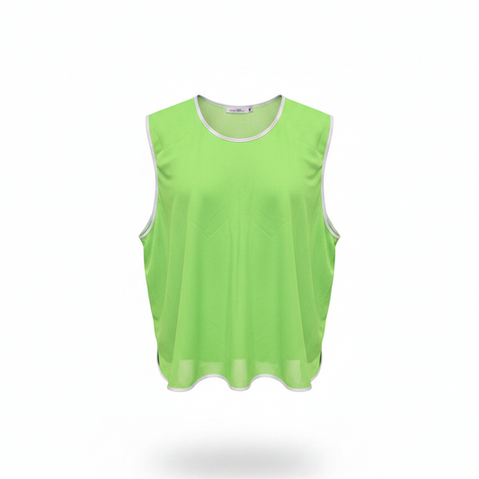 Neon Green Training Bib Ghost Mannequin