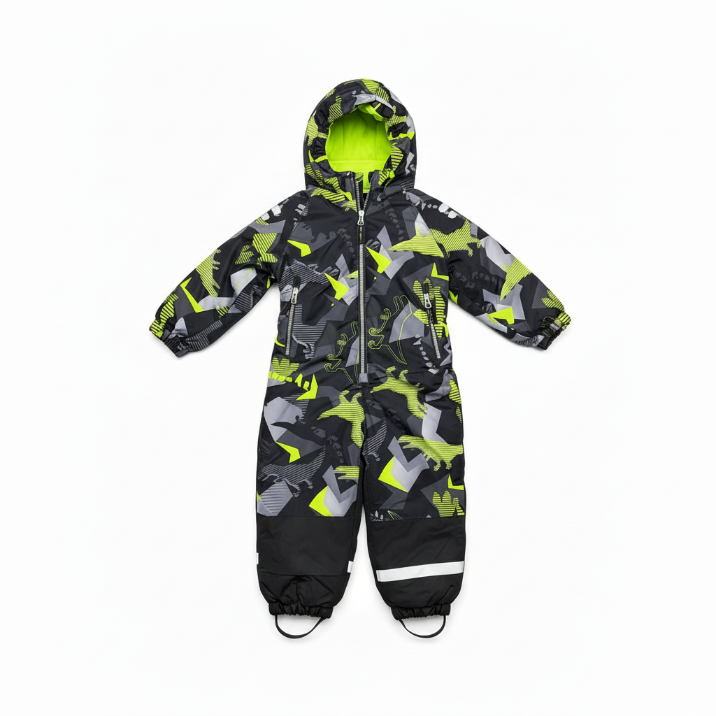 Children Snowsuit Grey/Pistache Dynesor