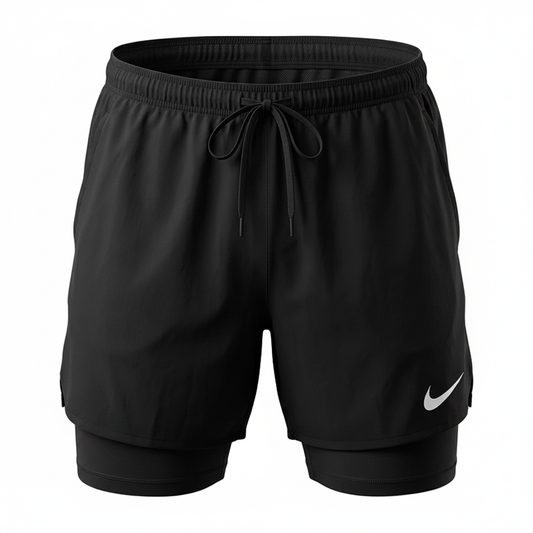 Nike 2-in-1 Running Shorts — Black Version