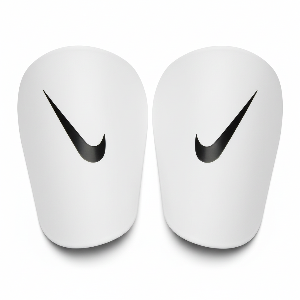 Nike Shin Guards White Black Logo