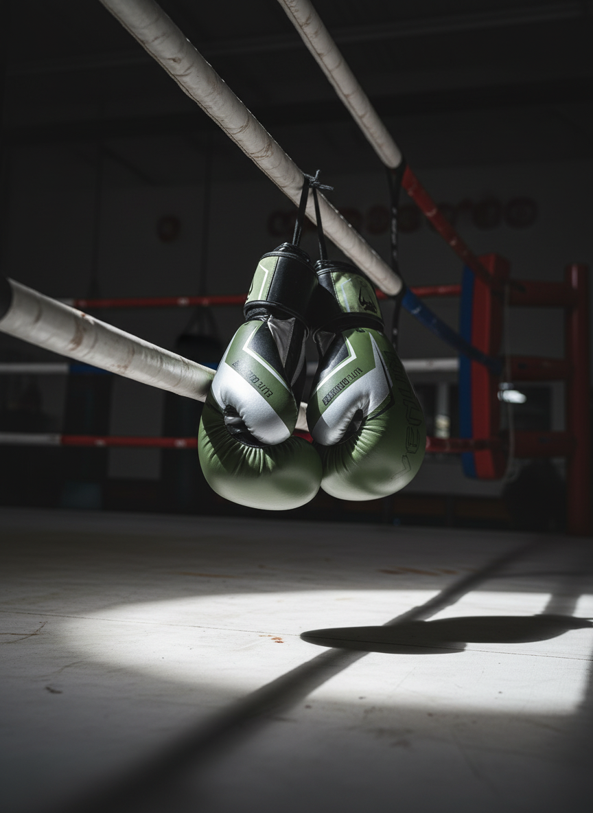 Venum Boxing Gloves color green