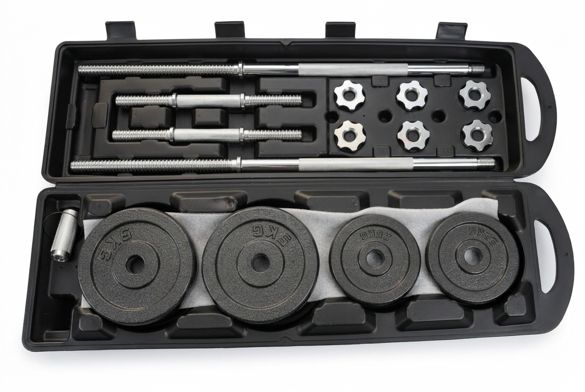 Iron Barbell and Dumbbell Set 50kg