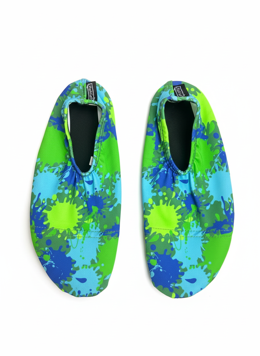 Flexy Slips Lycra Paint Blue