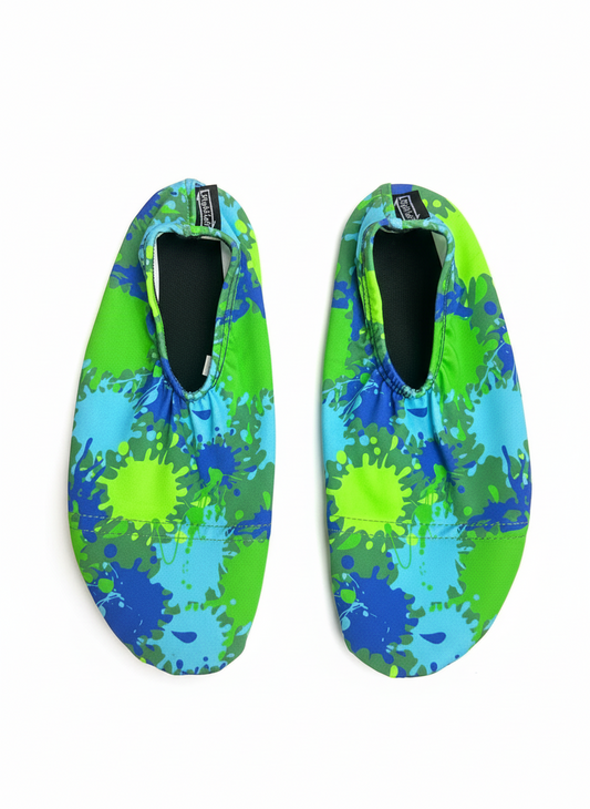 Flexy Slips Lycra Paint Blue