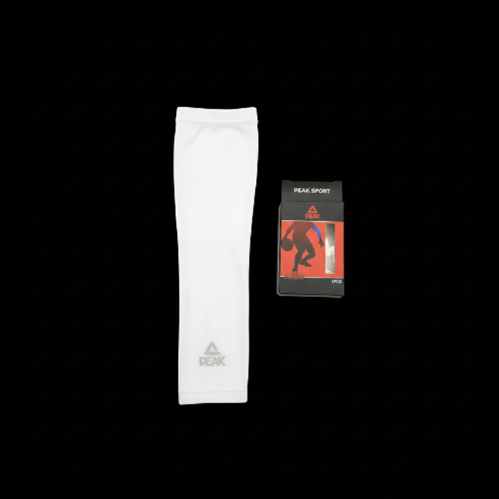 Peak Arm Support White Black Background Square Format