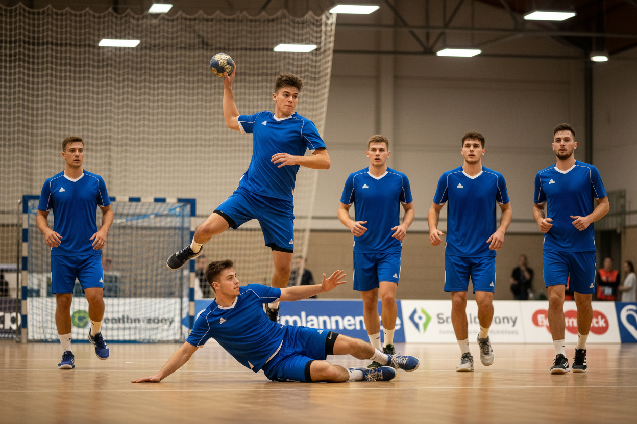 Peak Handball Team in Action