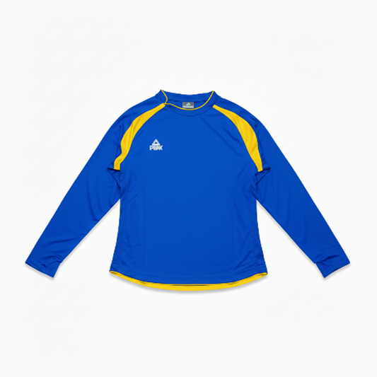 Peak Long Sleeve - Royal Blue & Yellow