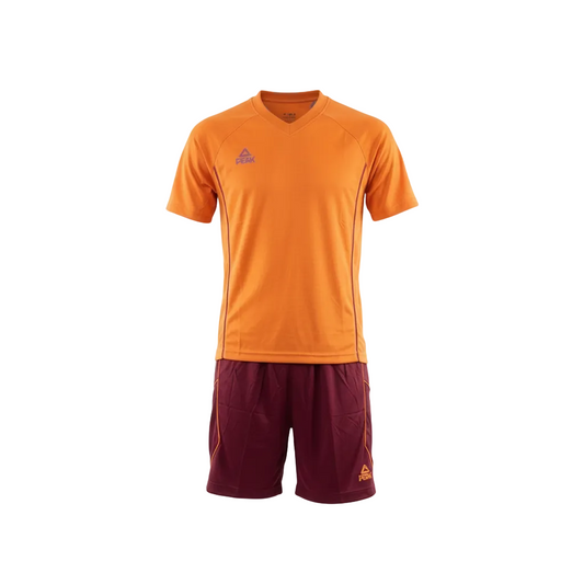Peak Orange & Maroon Uniform – Ghost Mannequin No Body
