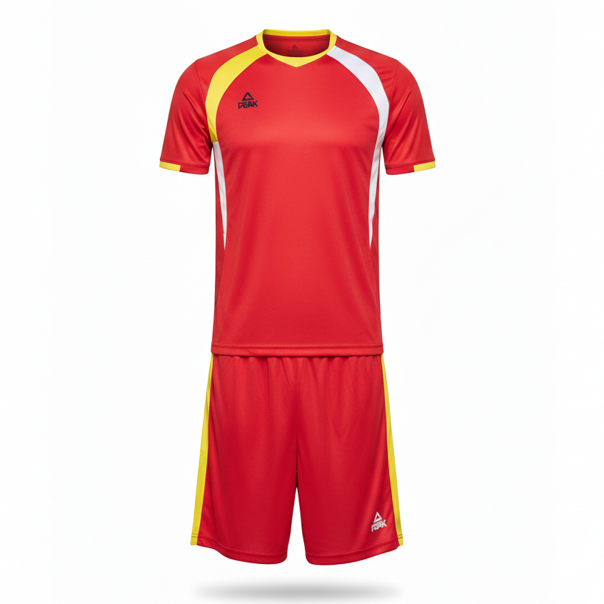 PEAK Red & Yellow Uniform - Ghost Mannequin