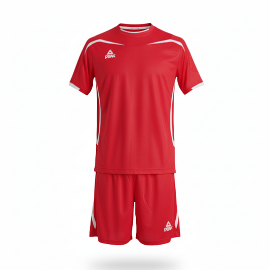 PEAK Uniform - Red Body White Accents Ghost Mannequin