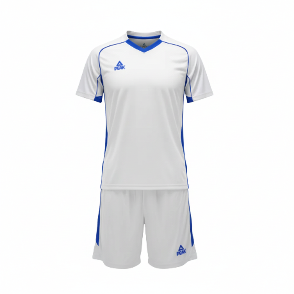 Peak Uniform Set – White & Royal Blue
