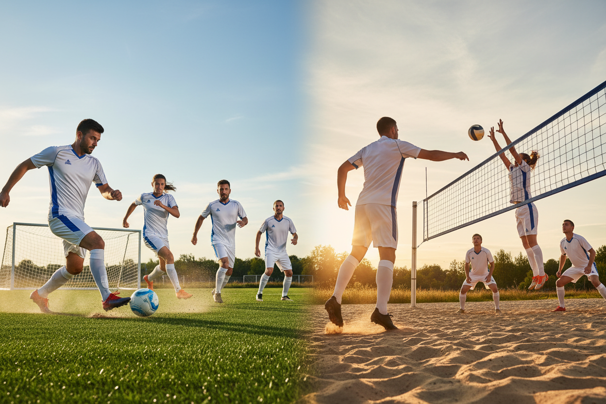 Peak White & Royal Blue Uniform – Team Lifestyle Football & Volleyball