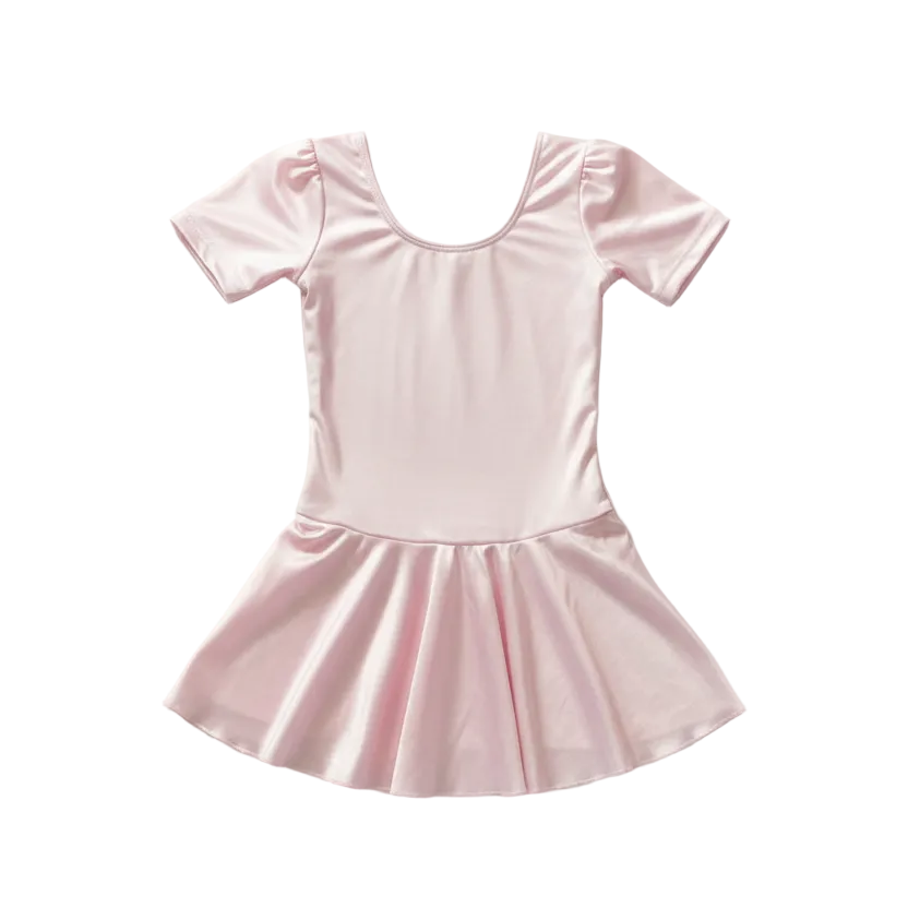 Pink Ballet Leotard - White Background