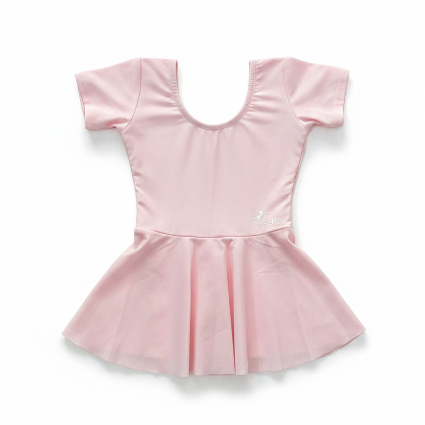 Pink Ballet Leotard - White Background