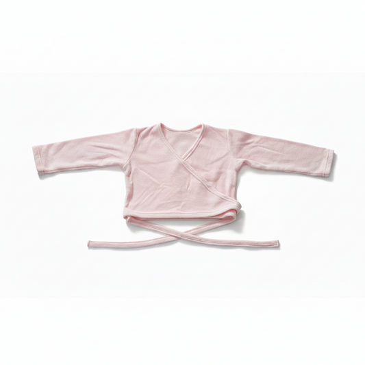 Pink Ballet Wrap Cardigan - Ironed