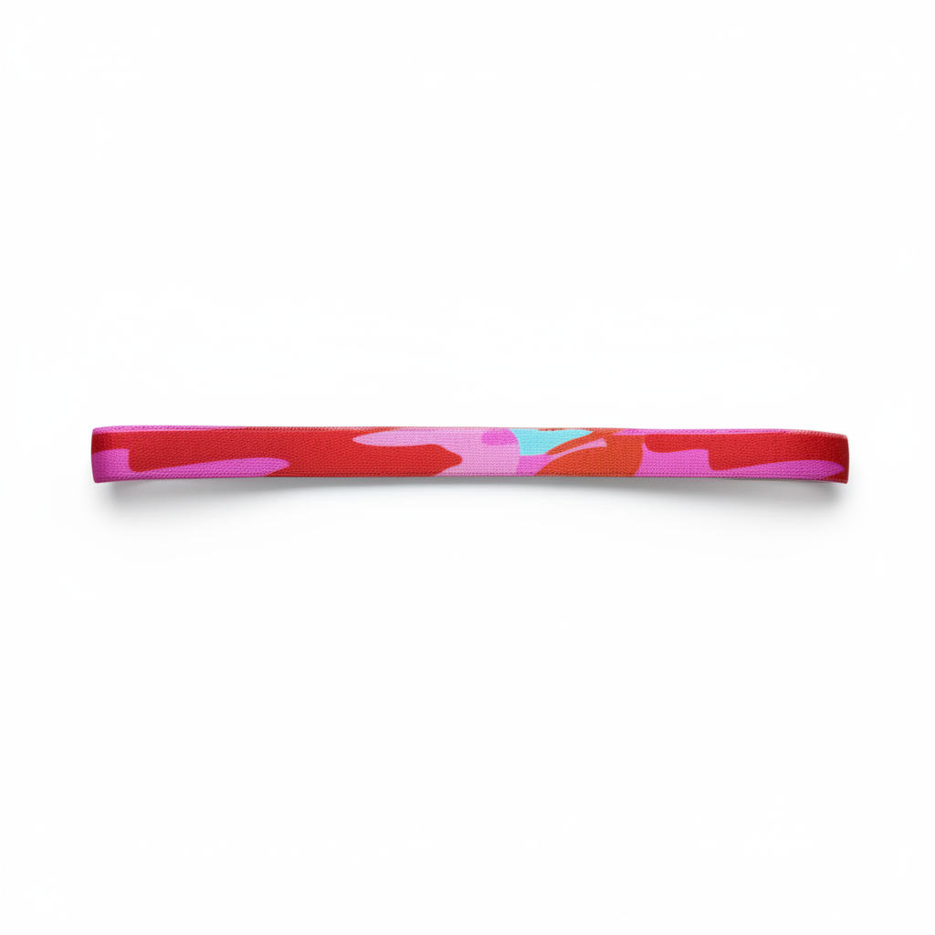 Pink Camo Headband Square White Background