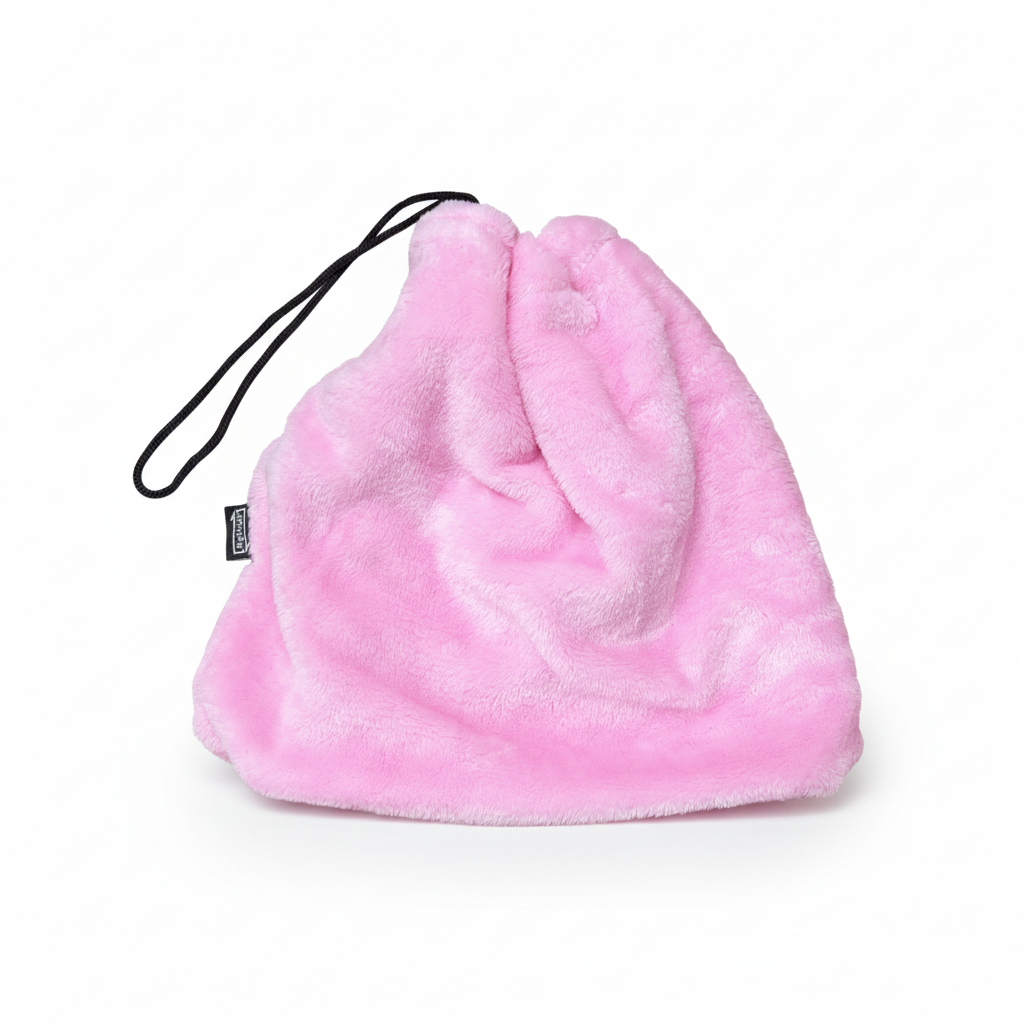 Headgear Adjustable Double-Layer Furr Pink