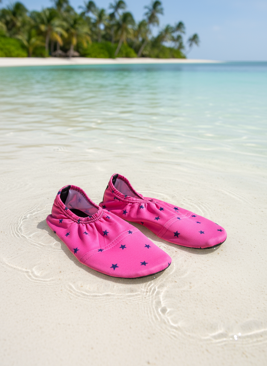 Flexy Slips Lycra Pink Star