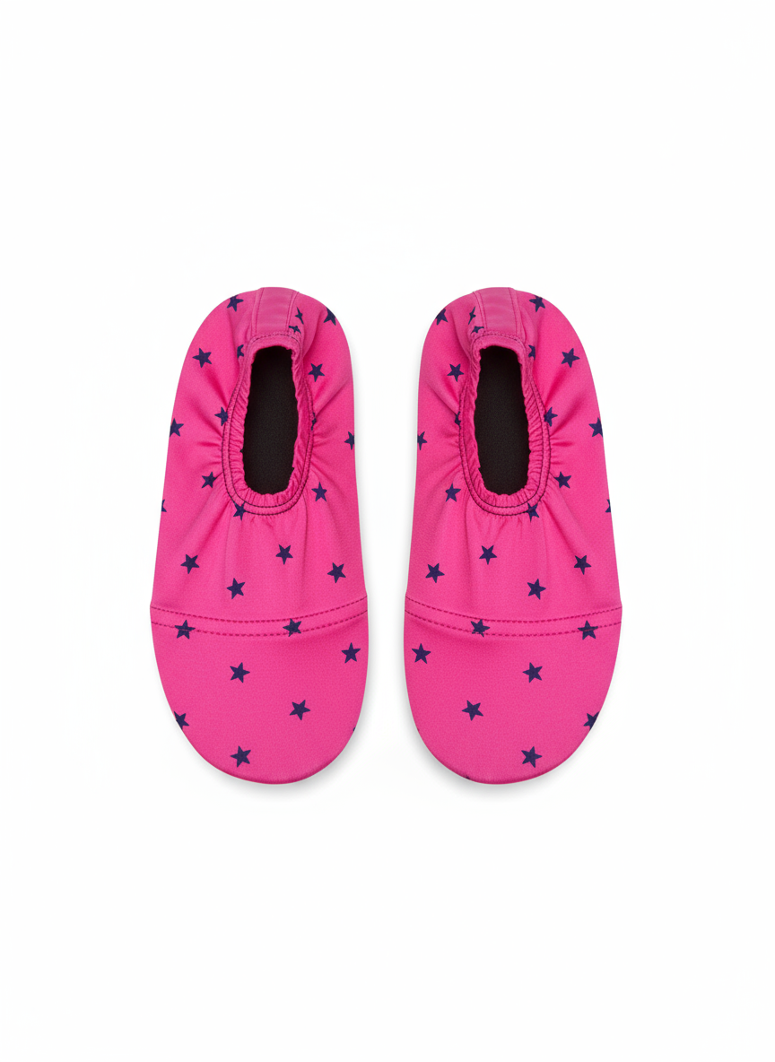 Flexy Slips Lycra Pink Star