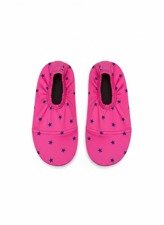 Flexy Slips Lycra Pink Star