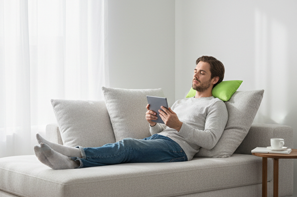 Microfiber Pillow Pistache
