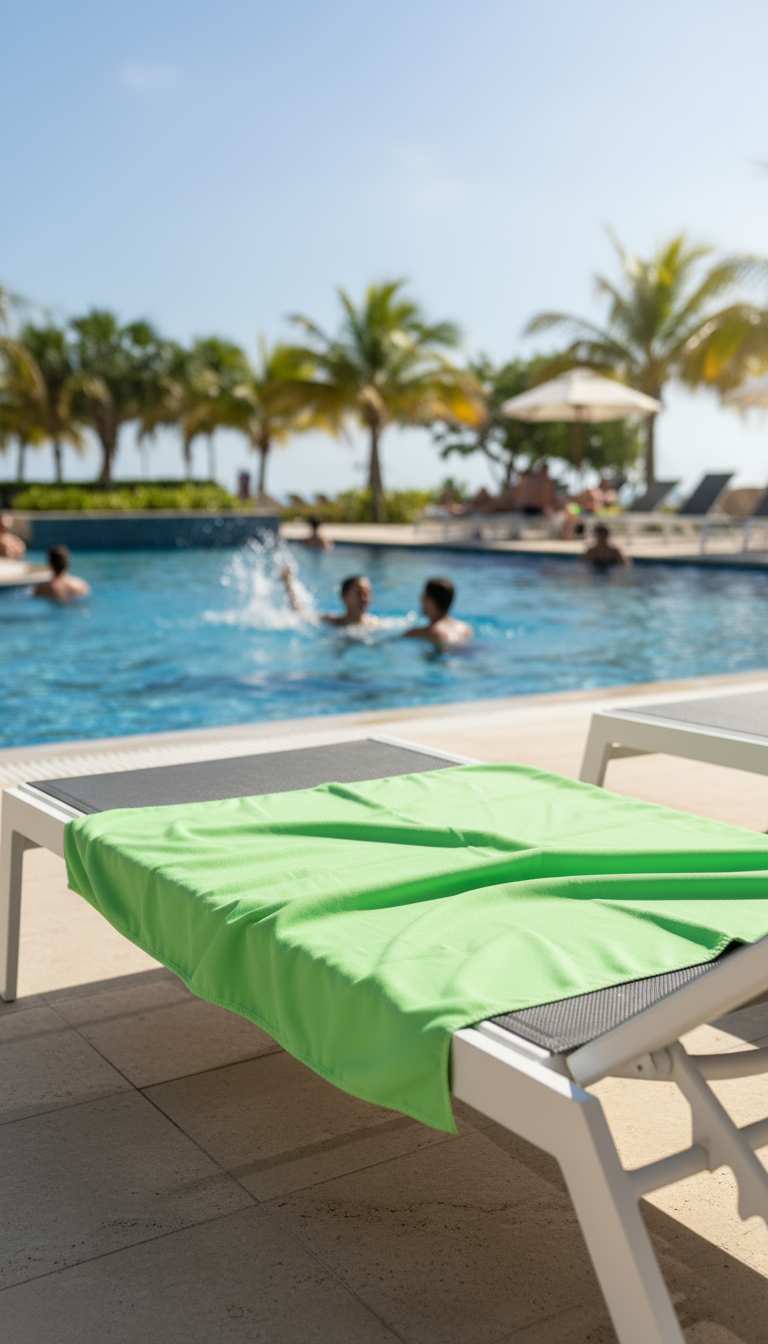 Microfiber Towel - Pistache 150/85cm