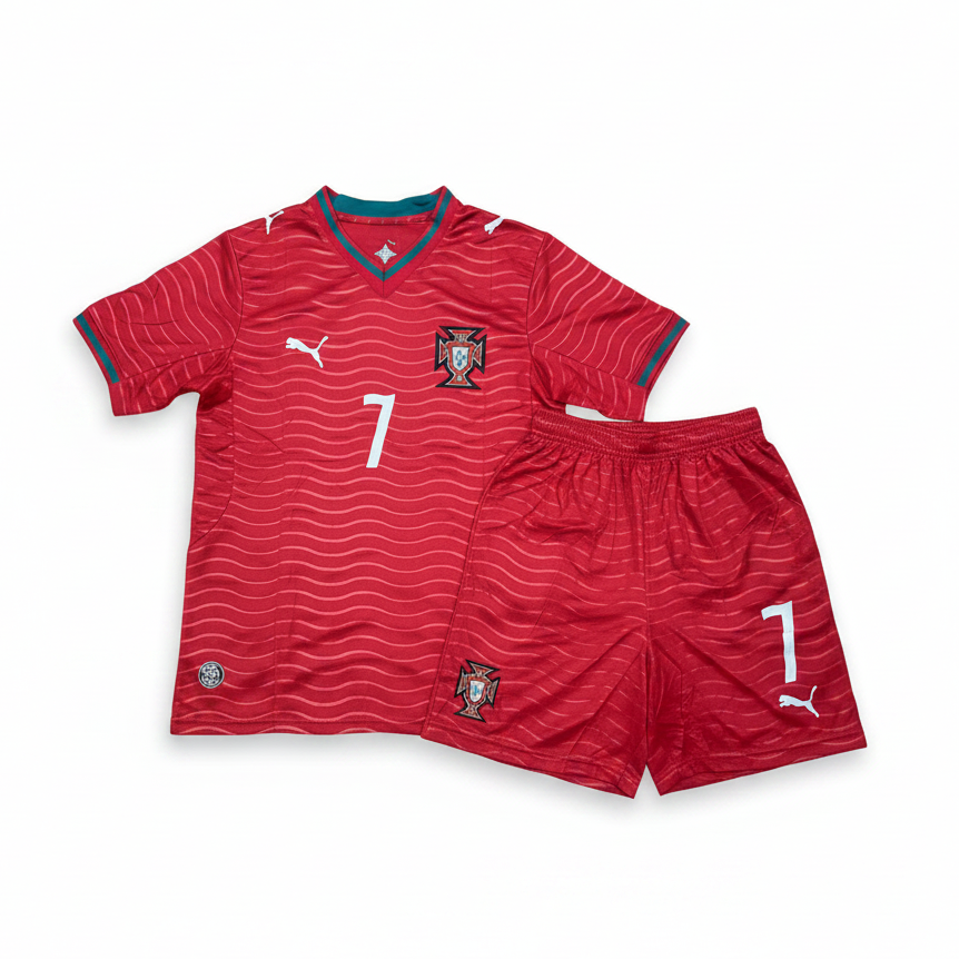Football Uniform Portugal Adult Red